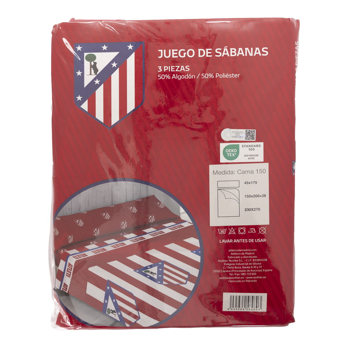 Atleti 150 cm Sheet Set image number null